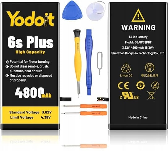 Yodoit Bateria litowo-jonowa do iPhone 6S Plus 4800 mAh Inna marka