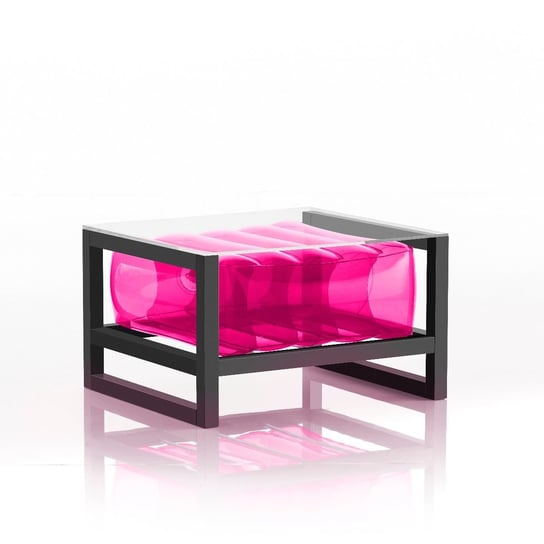 Yoko Coffee Table Eko Aluminium Frame Pink MOJOW