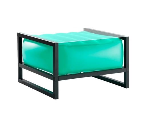 Yoko Coffee Table Eko With Lighting Aluminium Frame Green MOJOW