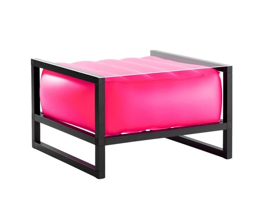 Yoko Coffee Table Eko With Lighting Aluminium Frame Pink MOJOW