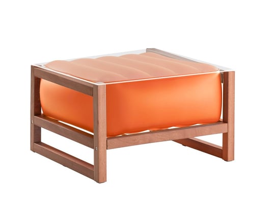 Yoko Coffee Table Eko With Lighting Wood Frame Orange MOJOW