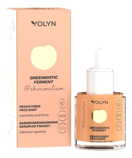 Yolyn, Greenbiotic Ferment, Bardzo Brzoskwiniowe Serum do twarzy, 20ml Yolyn