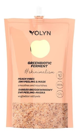Yolyn, Greenbiotic Ferment, Bardzo Brzoskwiniowy Peeling-maska 2w1, 50ml Yolyn