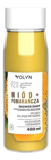 Yolyn, Shower Shot Myjący Żel Pod Prysznic Miód + Pomarańcza, 400 ml Yolyn