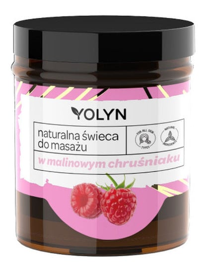 Yolyn, Świeca Do Masażu W Malinowy Chruśniaku, 120 ml Yolyn