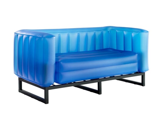 Yomi Sofa Eko With Lighting Aluminium Frame Blue MOJOW