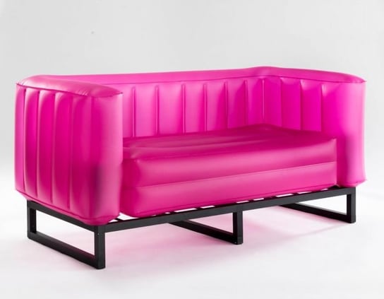 Yomi Sofa Eko With Lighting Aluminium Frame Pink MOJOW