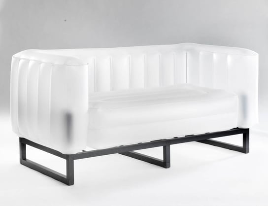 Yomi Sofa Eko With Lighting Aluminium Frame White MOJOW