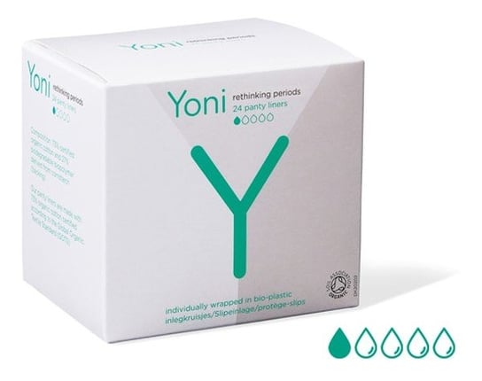 Yoni, organiczne wkładki, 24 szt. Yoni