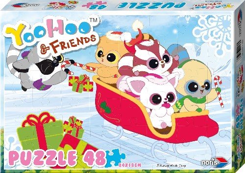 YooHoo & Friends, puzzle, Zima, 48 el. YooHoo & Friends