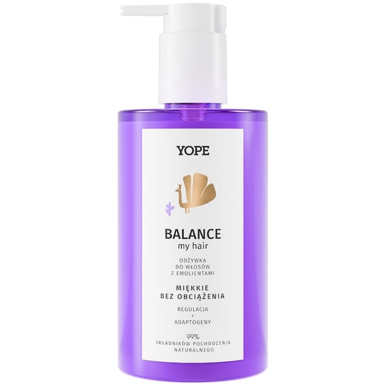 Yope, Balance, Odżywka do włosów z emolientami, 300 ml Yope