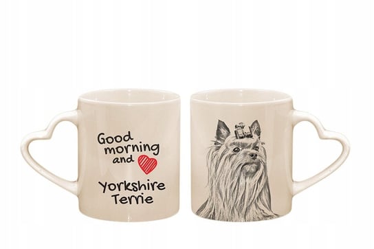 Yorkshire Terrier Kubek serce z nadrukiem Art-Dog