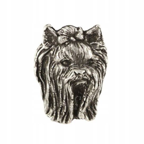 Yorkshire Terrier York posrebrzany pin, broszka Inna marka