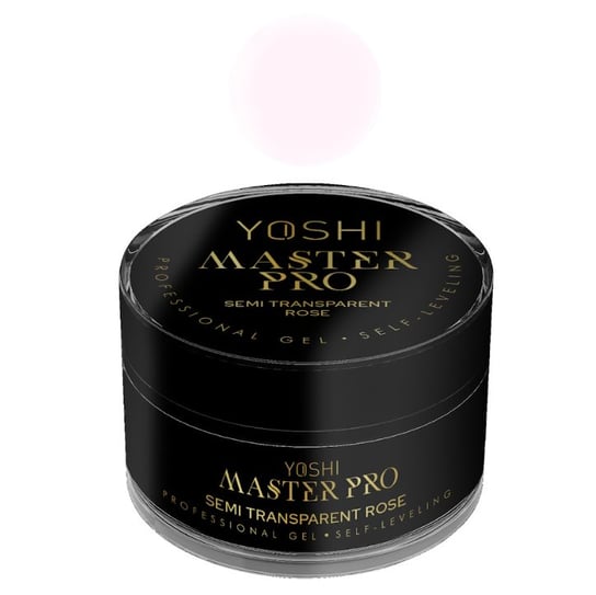 Yoshi Master PRO, Żel samopoziomujący, Semi Transparent Rose, 50 ml Yoshi