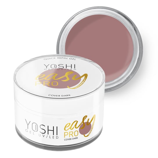 Yoshi Żel Budujący Easy Pro UV LED EP010 Cover Dark ciemny beżowy 50ml Yoshi