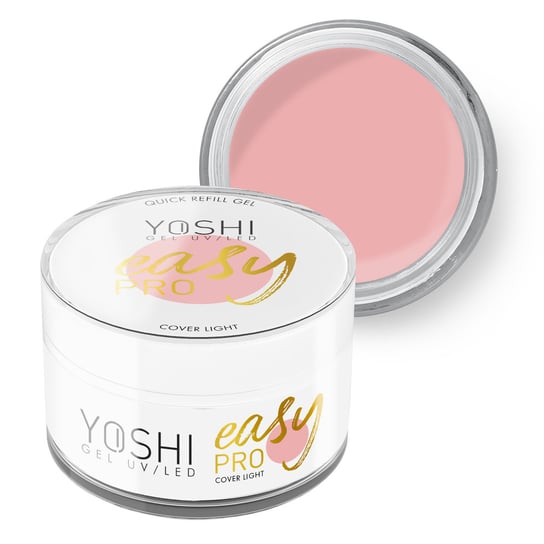 Yoshi Żel Budujący Easy Pro UV LED EP013 Cover Light jasny beżowy 15ml Yoshi