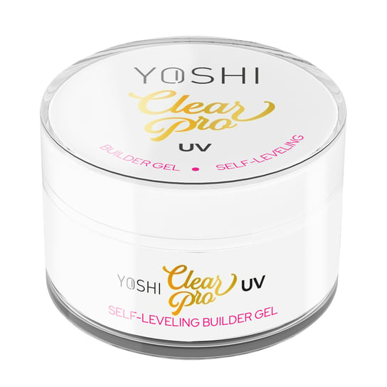 Yoshi, Żel Samopoziomujący, Clear PRO UV LED Transparentny, 15ml Yoshi