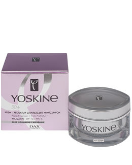 Yoskine, 30+, krem reduktor zmarszczek mimicznych na dzień do cery normalnej i mieszanej, SPF 10, 50 ml Yoskine
