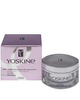 Yoskine, 30+, krem reduktor zmarszczek na noc do cery suchej, 50 ml Yoskine