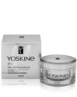 Yoskine, 40+, krem reduktor zmarszczek na dzień do cery normalnej i mieszanej, SPF 10, 50 ml Yoskine