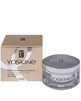 Yoskine, 50+, krem Max reduktor zmarszczek na dzień do cery suchej, SPF 10, 50 ml Yoskine