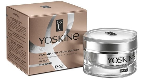 Yoskine, 60+, krem absolutny regenerator skóry na noc do cery suchej, 50 ml Yoskine