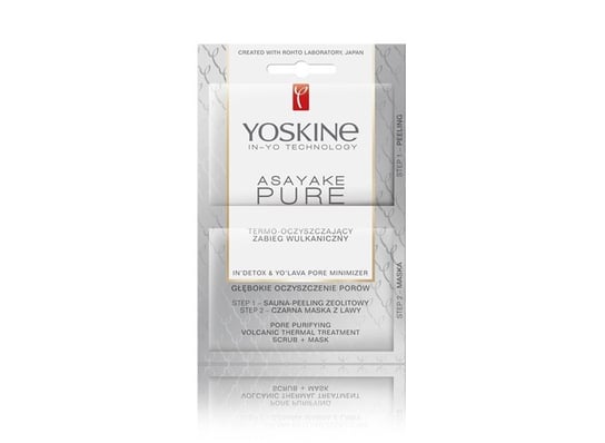 Yoskine, Asayake Pure, termo-oczyszczający zabieg wulkaniczny, 2x5 ml Yoskine