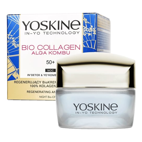 Yoskine, Bio Collagen, Krem do twarzy na noc 50+, 50 ml Yoskine