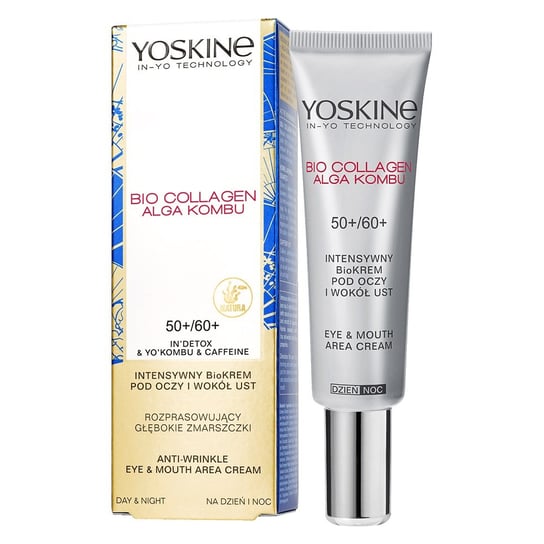 Yoskine, Bio Collagen, Krem pod oczy 50+/60+, 15 ml Yoskine