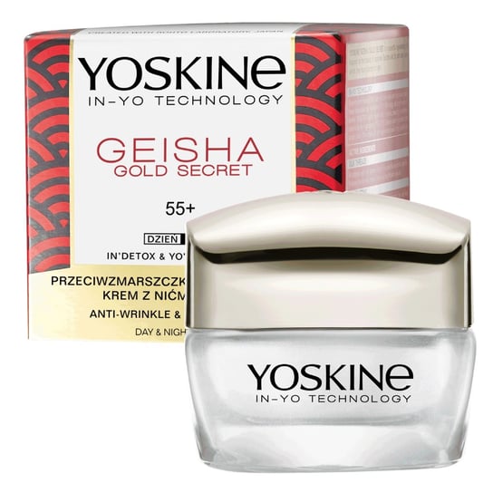 Yoskine, Geisha Gold Secret, Krem do twarzy na dzień i na noc 55+, 50 ml Yoskine