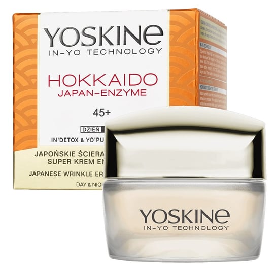 Yoskine, Hokkaido Japan-Enzyme przeciwzmarszczkowy krem do twarzy 45+ 50ml Yoskine
