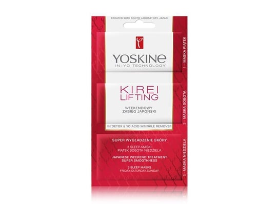 Yoskine, Kirei Lifting, weekendowy zabieg japoński, 4 ml + 4 ml + 5 ml Yoskine