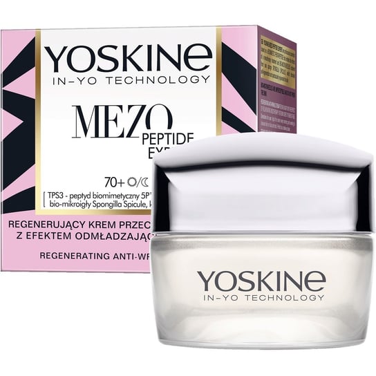 Yoskine, Mezo Peptide Expert, Regenerujący krem przeciwzmarszczkowy 70+, 50ml Yoskine