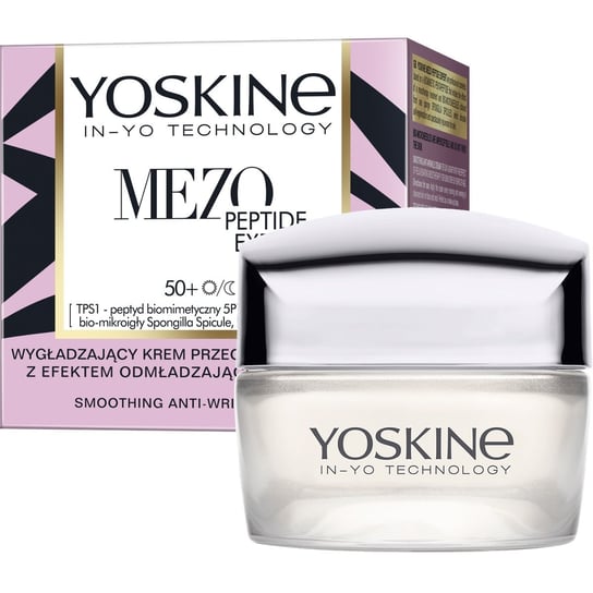 Yoskine, Mezo Peptide Expert, Wygładzający krem przeciwzmarszczkowy 50+, 50ml Yoskine