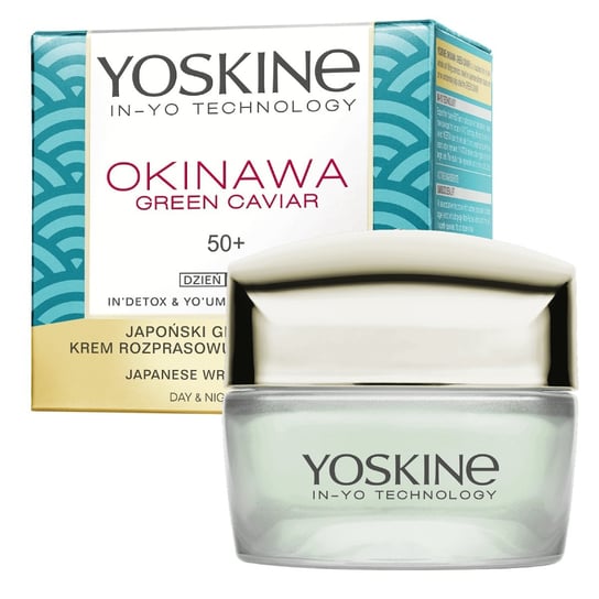 Yoskine, Okinawa Green Caviar, Krem na dzień i na noc 50+, 50 ml Yoskine