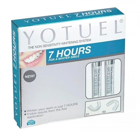 Yotuel, 7 Hours, zestaw wybielający zęby, 3 szt. + nakładki Yotuel
