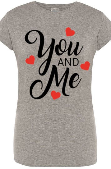 You And Me Damski T-Shirt Walentynki r.L Inna marka