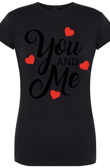 You And Me Damski T-Shirt Walentynki r.M Inna marka