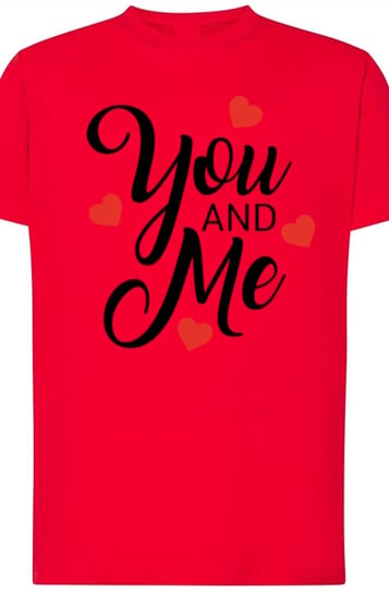 You And Me Walentynki T-Shirt Nadruk r.M Inna marka