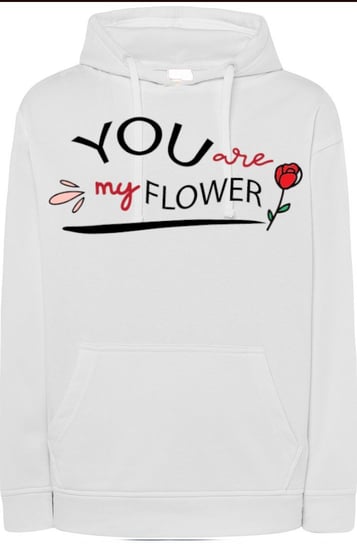 You Are My Flower Bluza Nadruk Kaptur r.L Inna marka