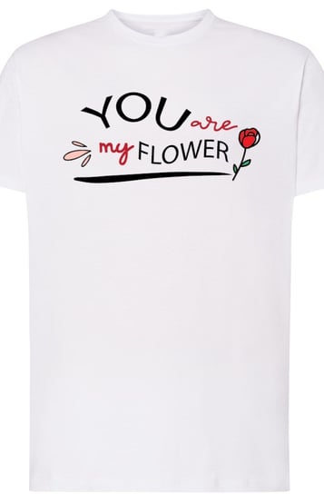 You Are My Flower T-Shirt Walentynki Nadruk r.XL Inna marka