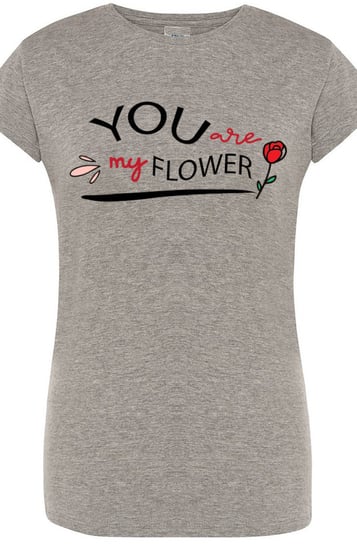 You Are My Flower Walentynki T-Shirt Damski r.L Inna marka