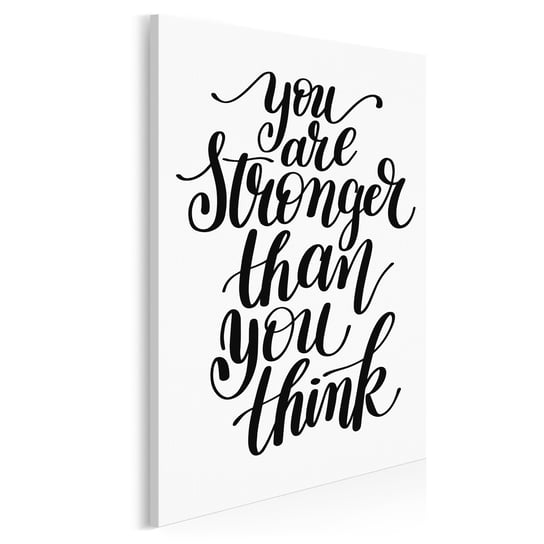 You are stronger than you think - nowoczesny obraz na płótnie - 50x70 cm VAKU-DSGN Nowoczesne obrazy