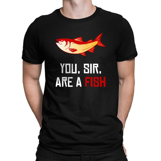 You, sir, are a fish - męska koszulka dla fanów gry Red Dead Redemption 2 Koszulkowy