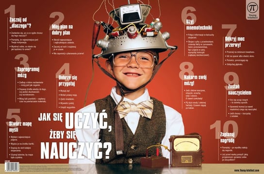 Young Intellect, Podkładka na biurko JAK SIĘ UCZYĆ, 550x365 mm YOUNG INTELLECT