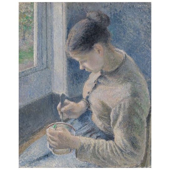 Young Peasant Having Her Coffee 40x50 Legendarte