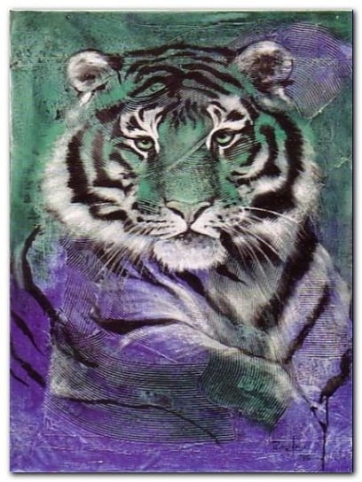Young Tiger plakat obraz 60x80cm Wizard+Genius