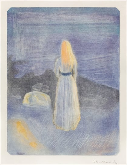 Young Woman on the Beach (1896), Edvard Munch - pl / AAALOE Inna marka