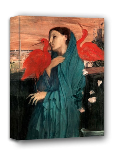 Young Woman with Ibis, Edgar Degas - obraz na płótnie 40x60 cm Galeria Plakatu