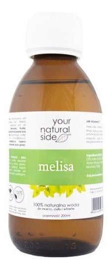 Your Natural Side, naturalna woda melisa, 200 ml Your Natural Side